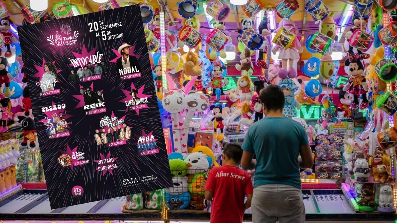 Gloria Trevi, Nodal y Los Ángeles Azules encabezan la feria de San Miguel de Allende