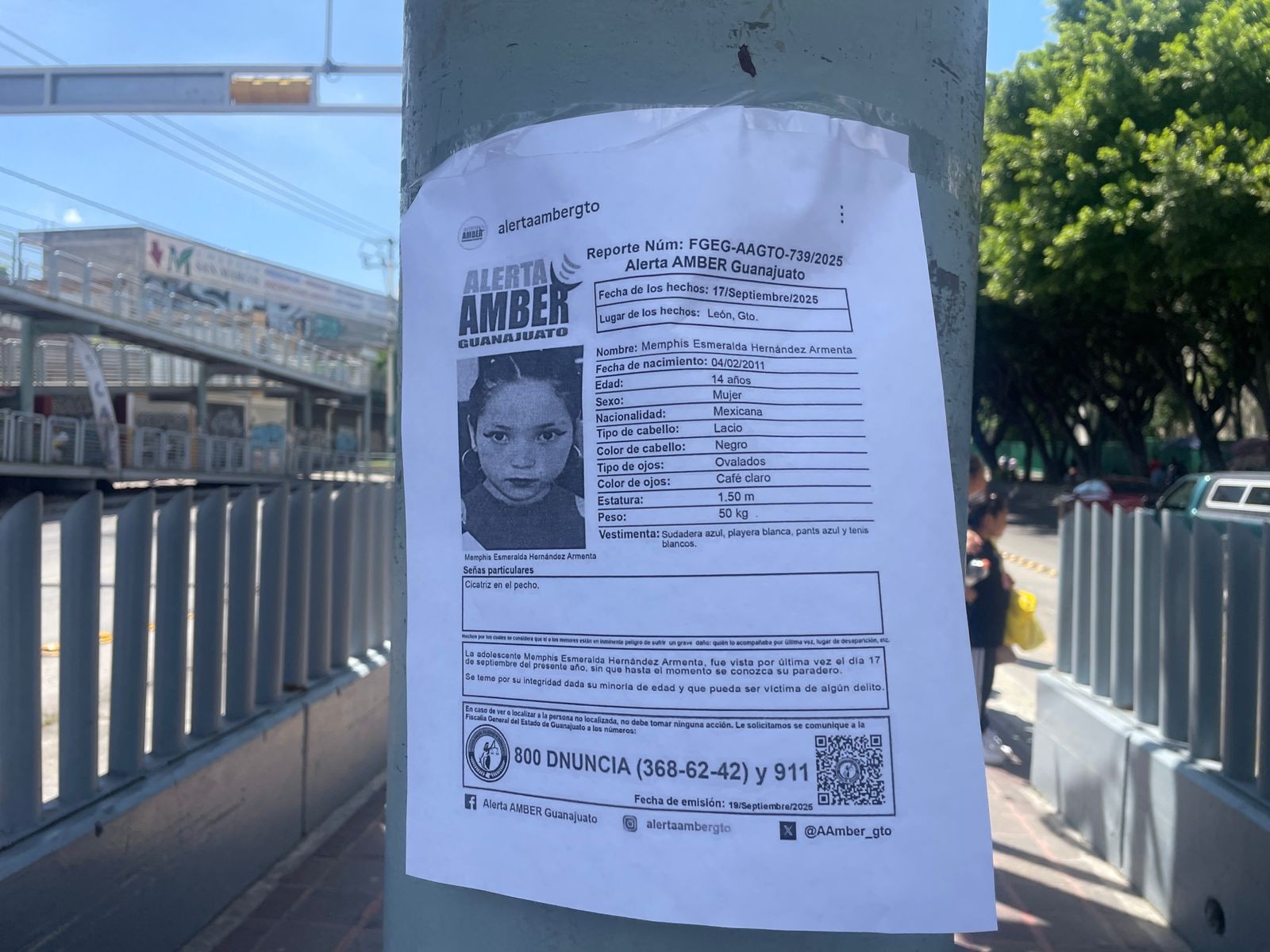 Fiscalía de Guanajuato señalada por no buscar a Esmeralda, menor desaparecida en León