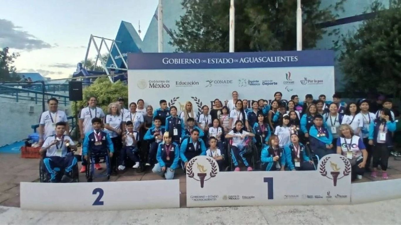 Guanajuato gana 40 medallas en primer día de Paralimpiada Nacional en Aguascalientes