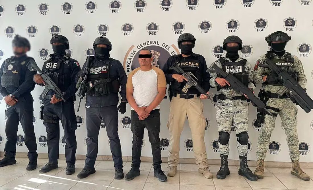 Detienen en Guanajuato a “El Silencio” jefe criminal con 10 carpetas por homicidio y extorsión