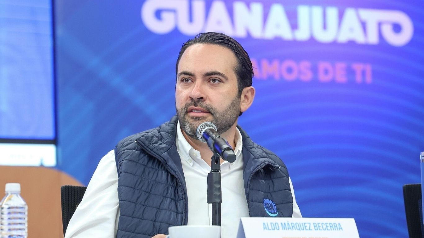 Aldo Márquez niega debilitamiento del PAN en Guanajuato y pide a inconformes ir a terapia