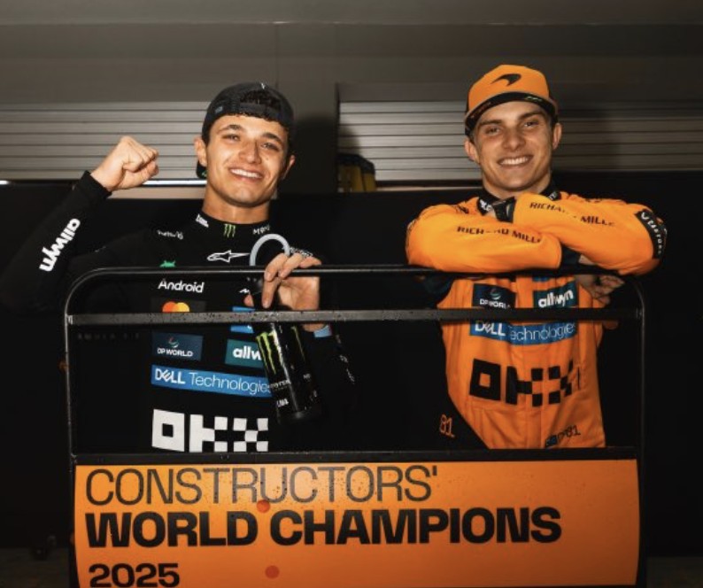 McLaren conquista el campeonato de constructores en Singapur y apunta al récord histórico de la F1