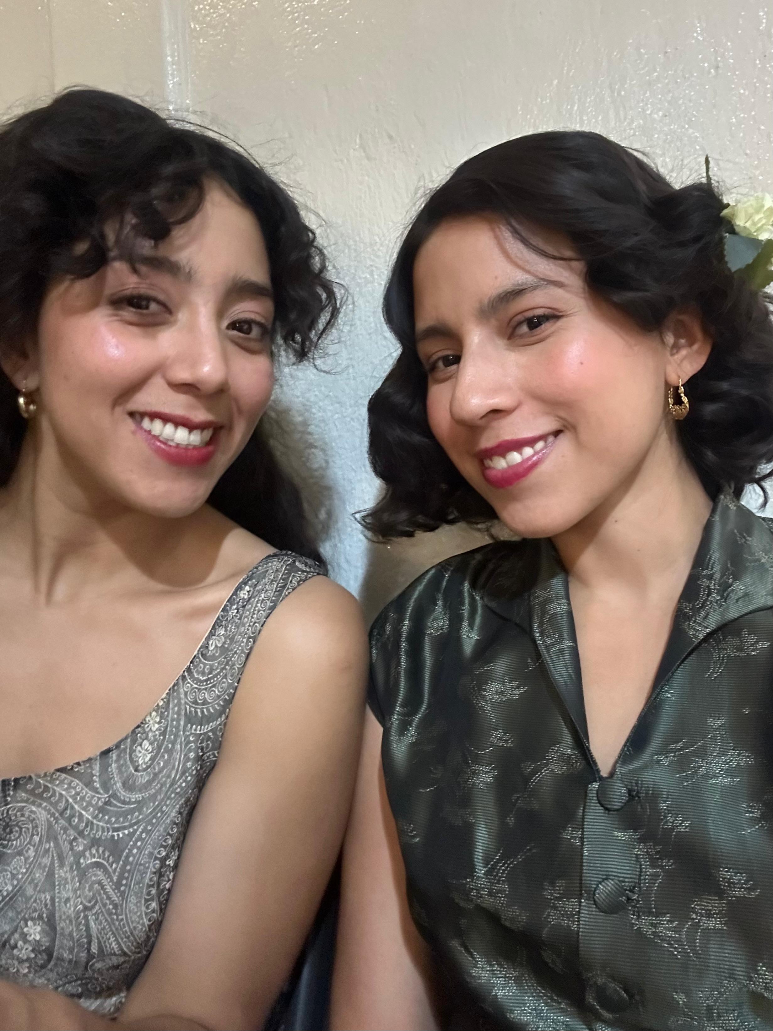 Andrea y Cecilia compartieron juntas esta experiencia 