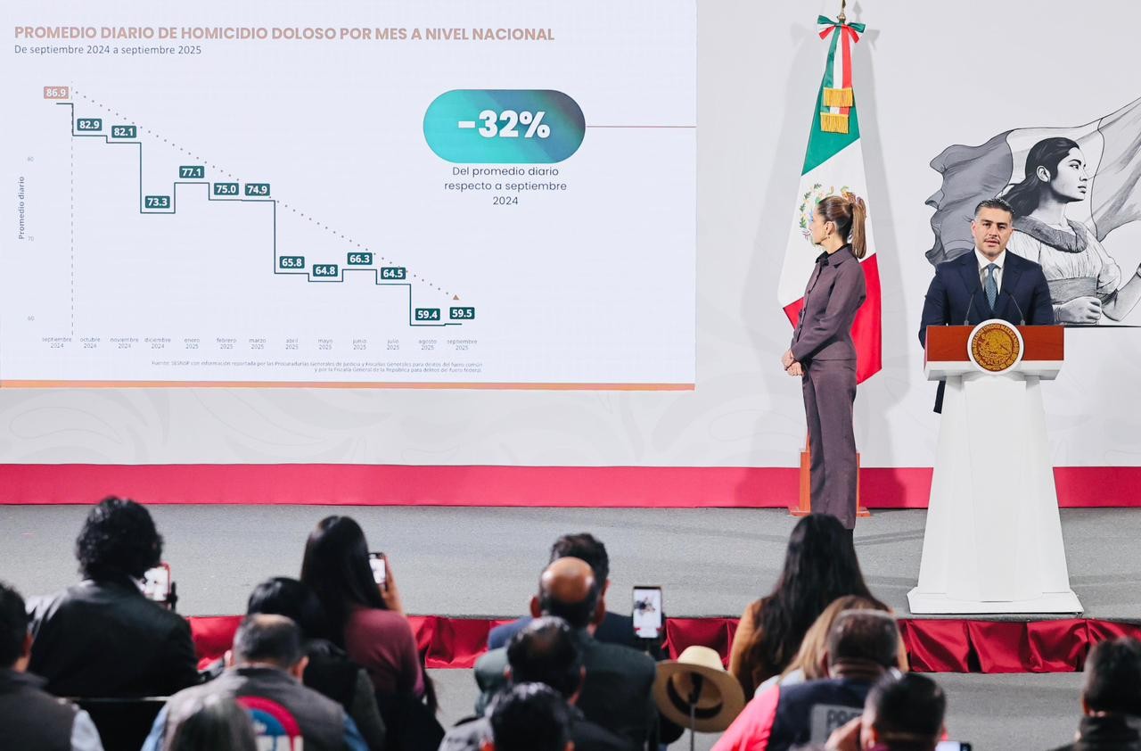 Confirma Harfuch captura de capo clave y reducción de homicidios en Guanajuato