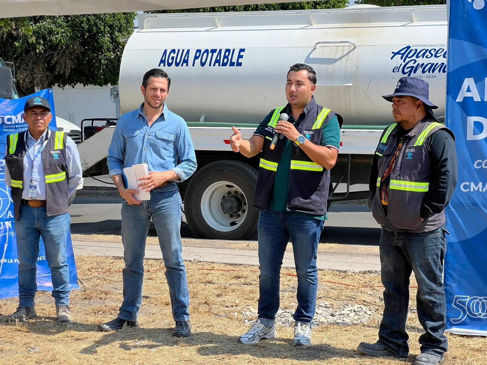 Gobierno de Apaseo el Grande mejora acceso al agua potable con más de 18 millones de pesos en obras hidráulicas