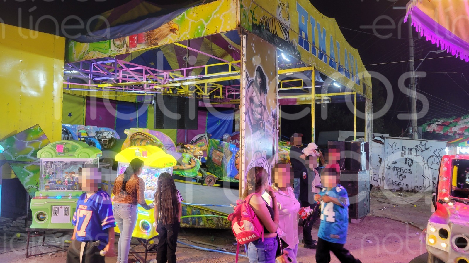 ¡Otra vez! Falla juego mecánico y deja tres menores heridos en plena fiesta en León