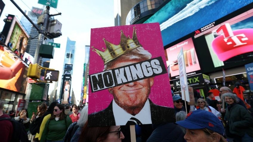 Opositores a Trump se movilizan en todo EE. UU. bajo el lema “No a los Reyes”