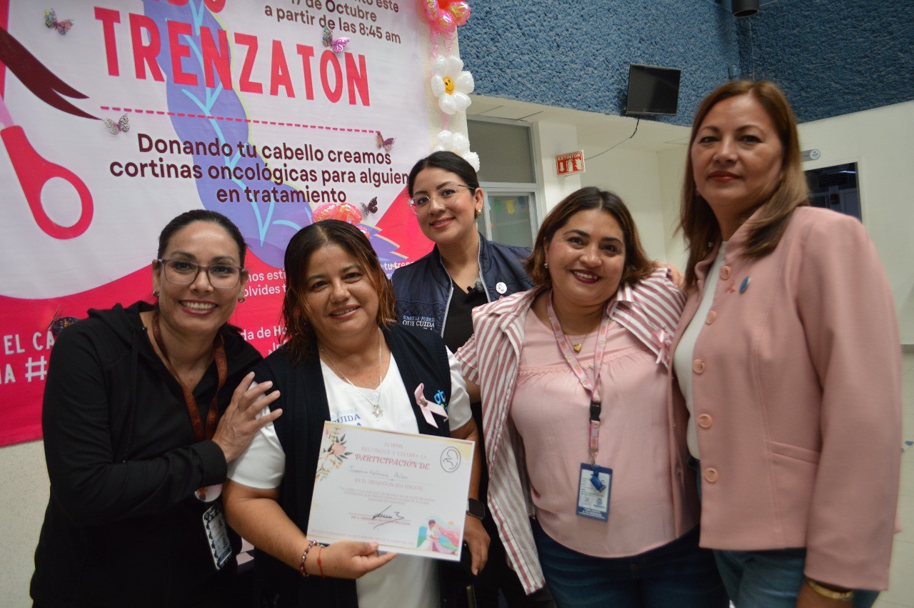 Cabello con causa: más de 30 donaciones en emotivo Trenzatón en León