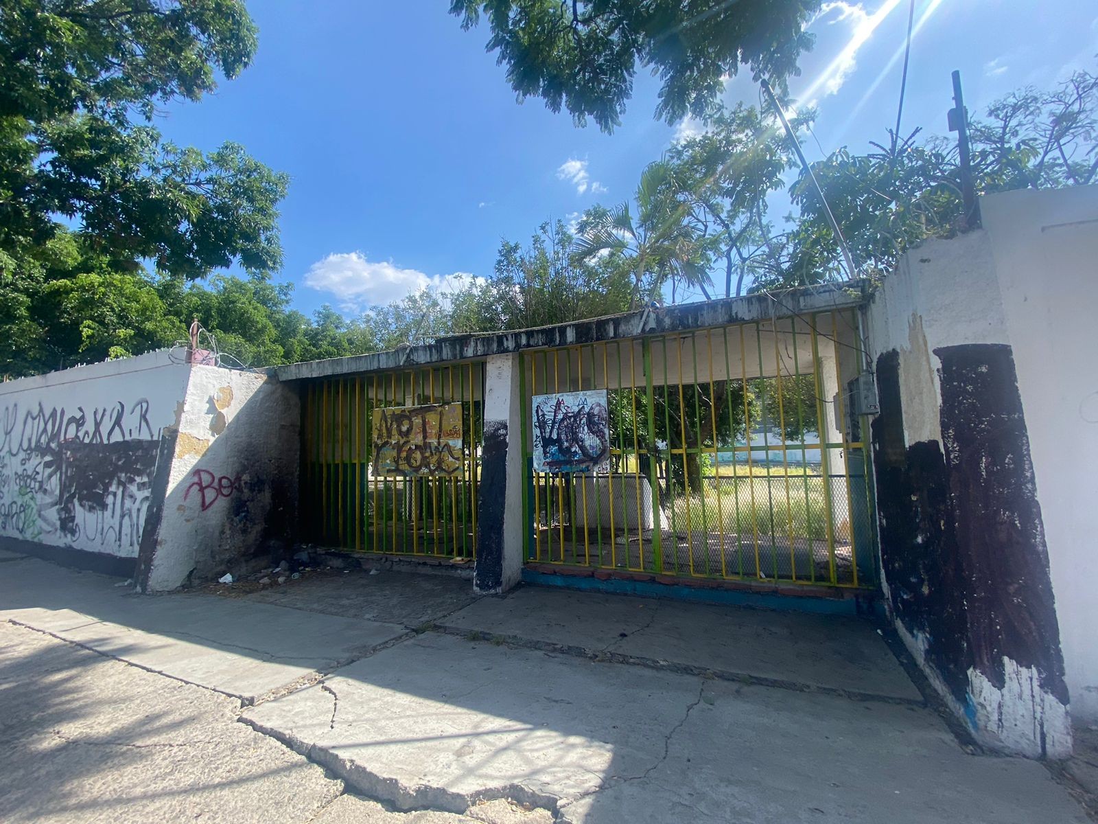 De escuela a foco de vandalismo: denuncian abandono de kínder en la colonia San Miguel