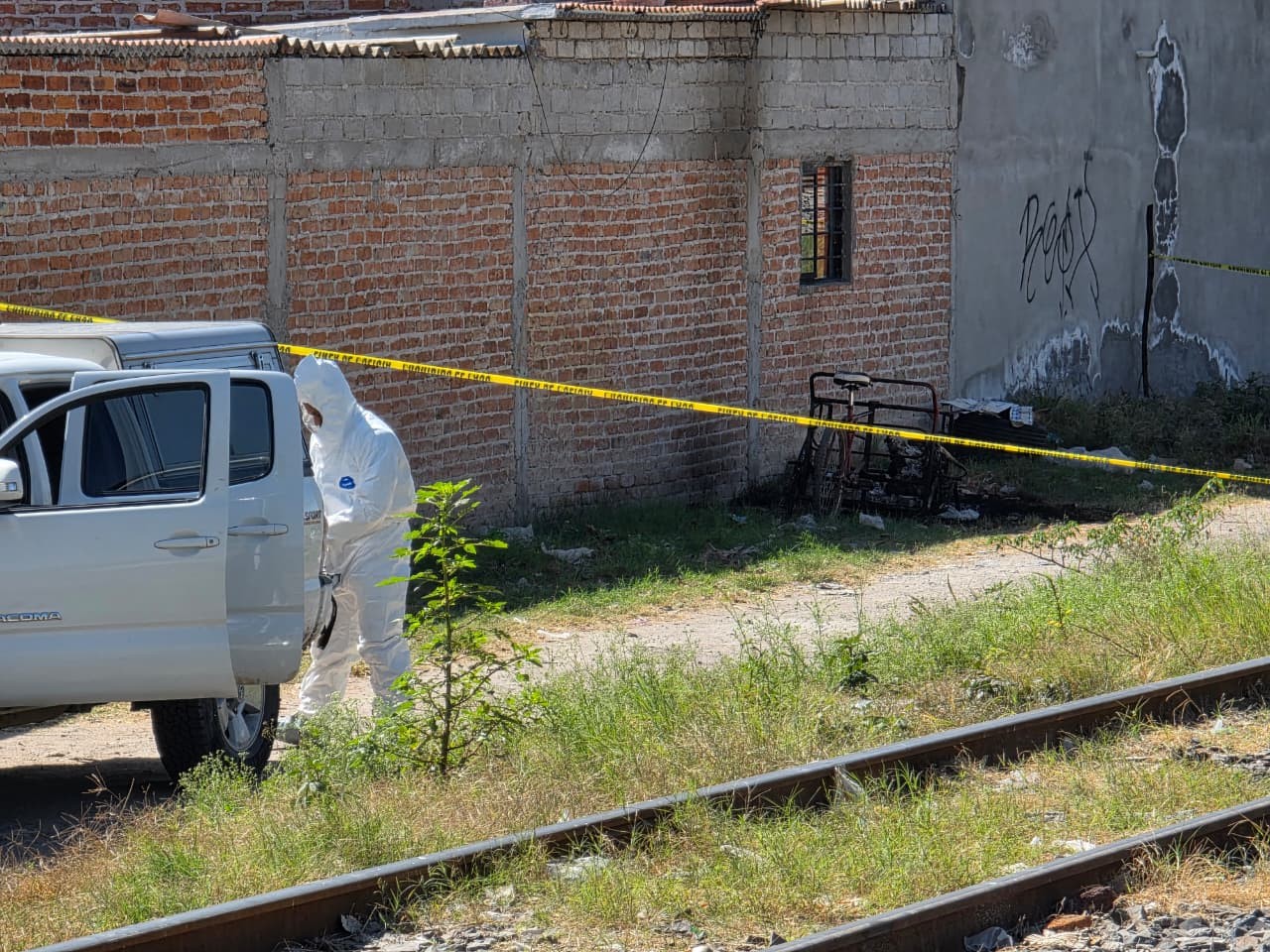 Hallan cuerpo calcinado en la colonia Ampliación Emiliano Zapata en Celaya