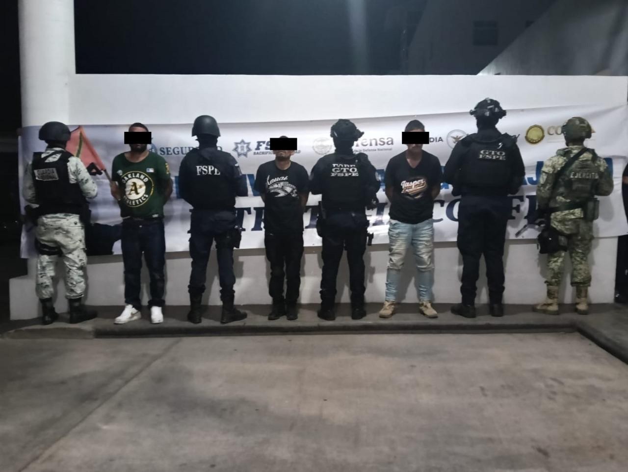 Cae célula del Cártel de Santa Rosa de Lima en operativo conjunto en la región Laja-Bajío