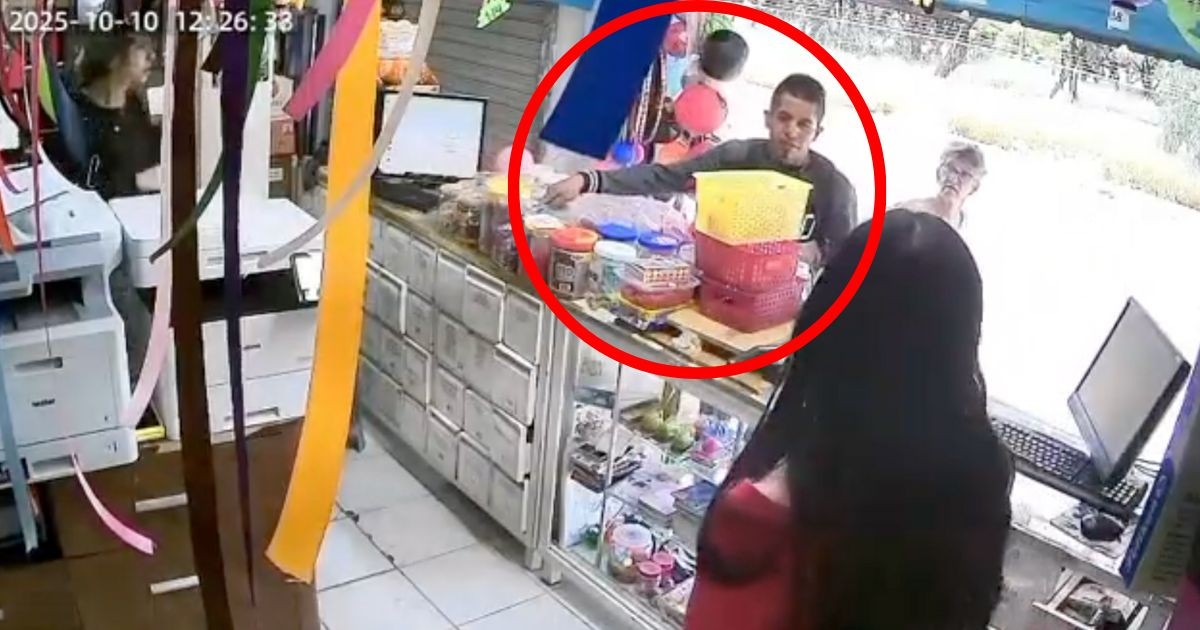 (VIDEO) Intenta asaltar papelería con un desarmador en León