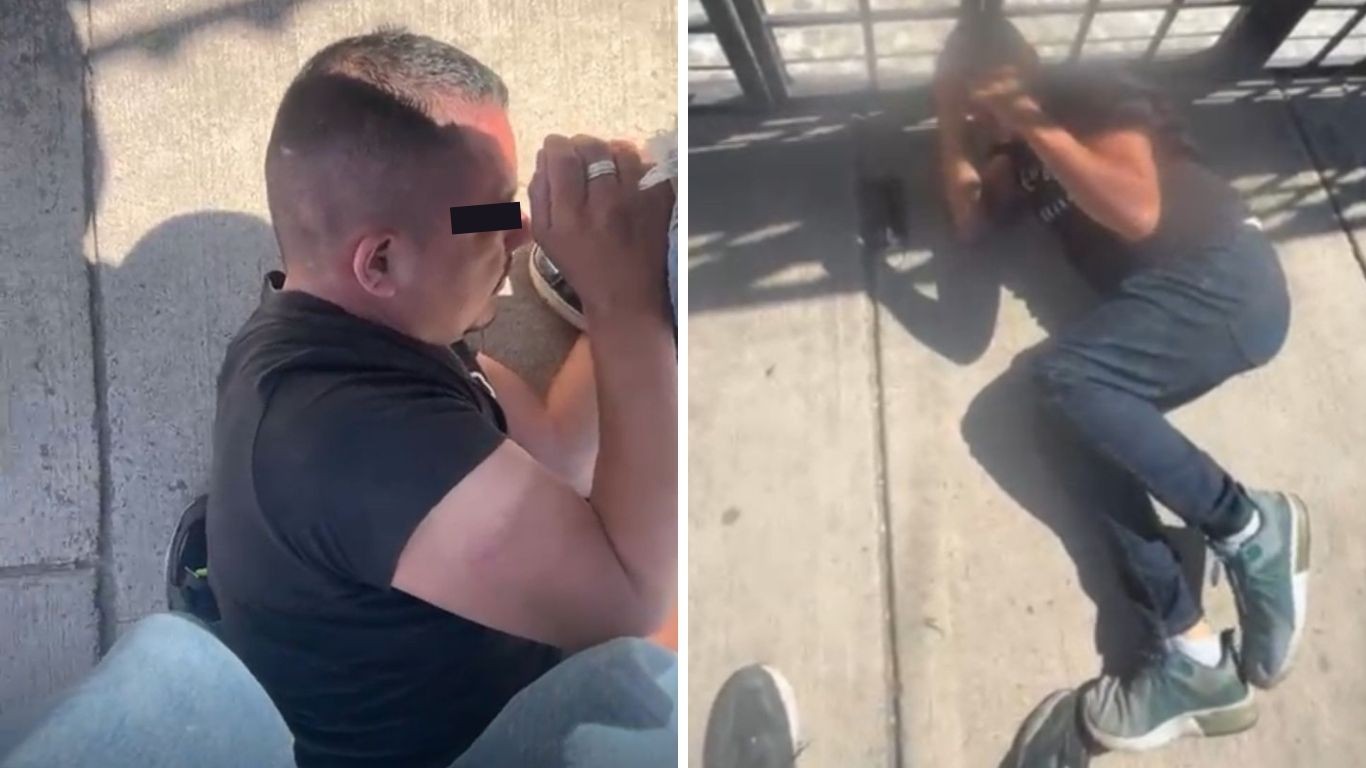 León: golpean y amarran a poste al “ratero amistoso” acusado de asaltar a jóvenes