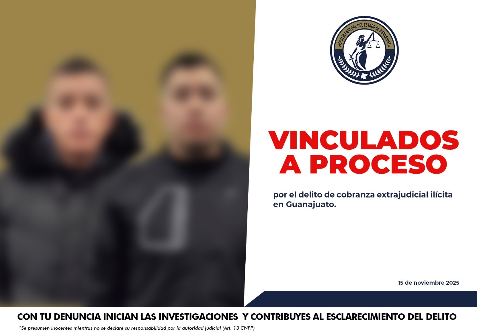 Cae dupla colombiana por presunta cobranza extrajudicial en Guanajuato