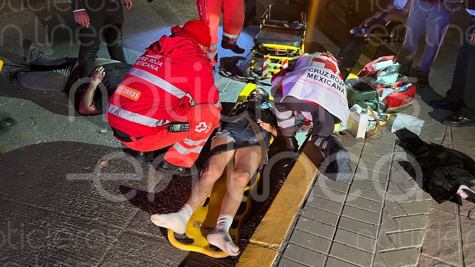 Jóvenes salían de una fiesta y se accidentan en el bulevar Morelos