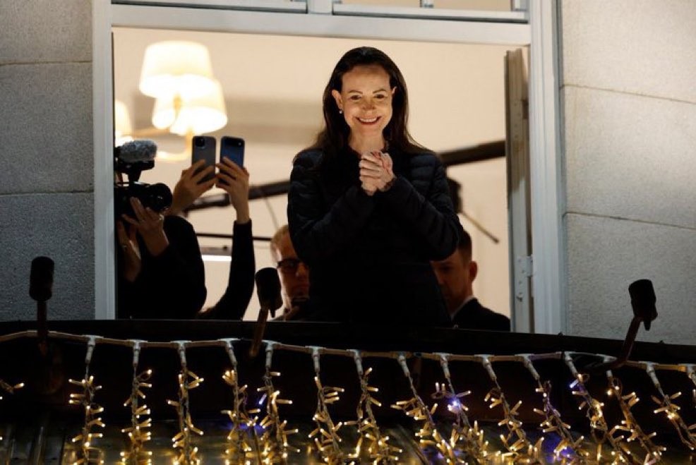 María Corina Machado confirma apoyo de EE.UU. para salir de Venezuela rumbo a Oslo