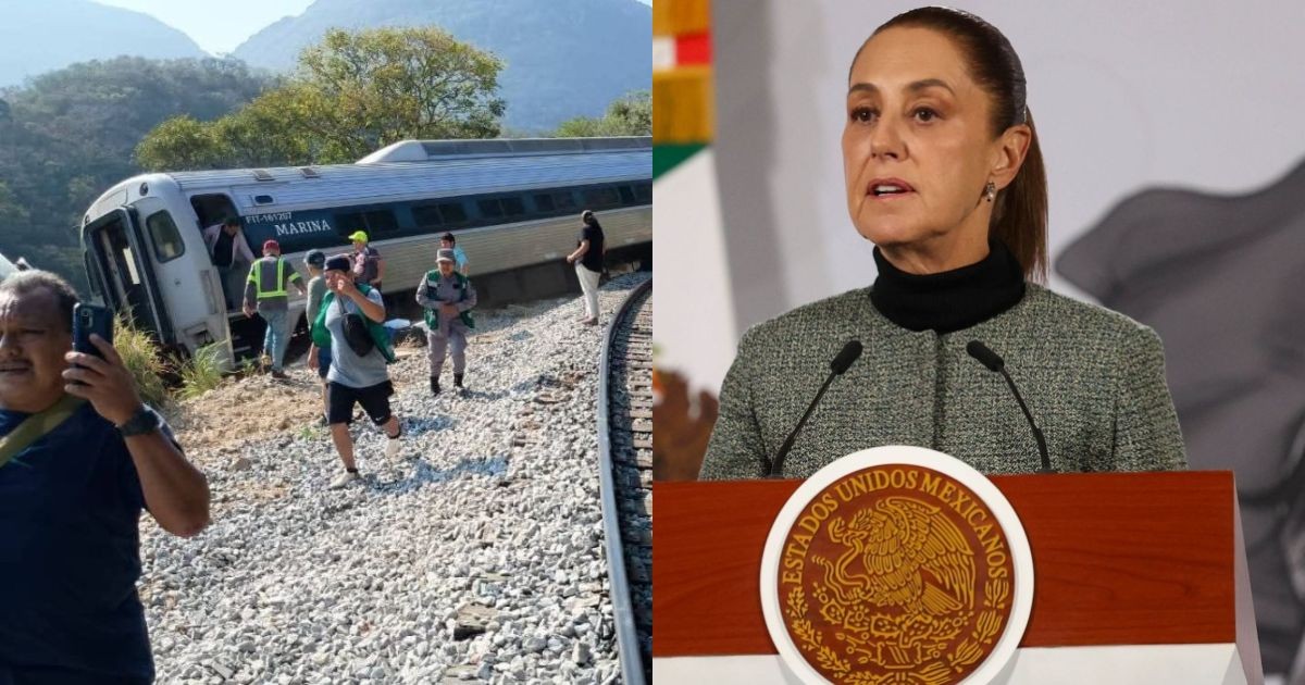 Sheinbaum viajará a Oaxaca para visitar a hospitalizados tras descarrilamiento del tren