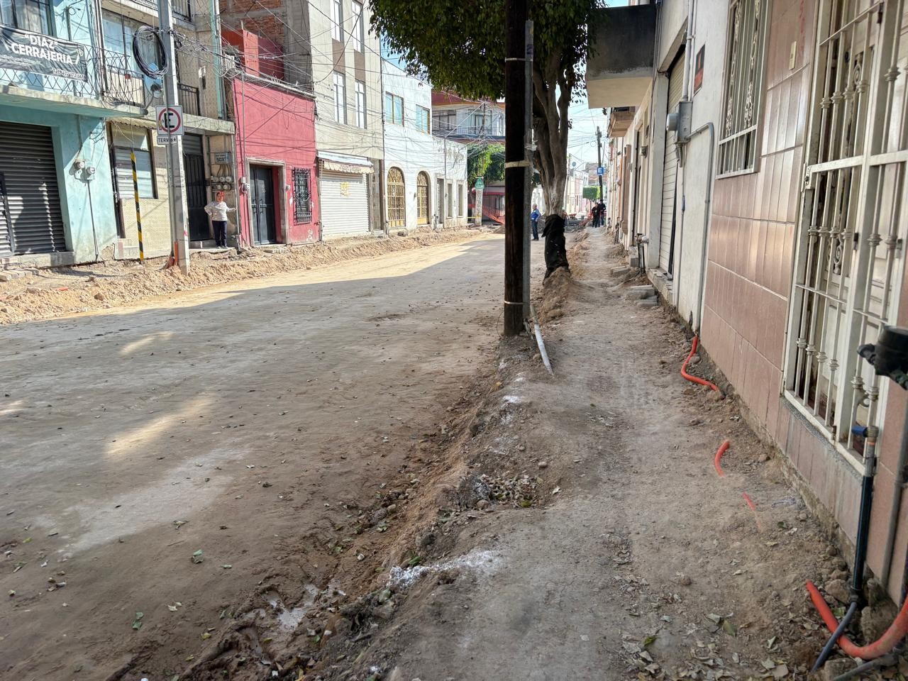 Avanzan obras en el Barrio San Juan De Dios Avanzan obras en el Barrio San Juan De Dios