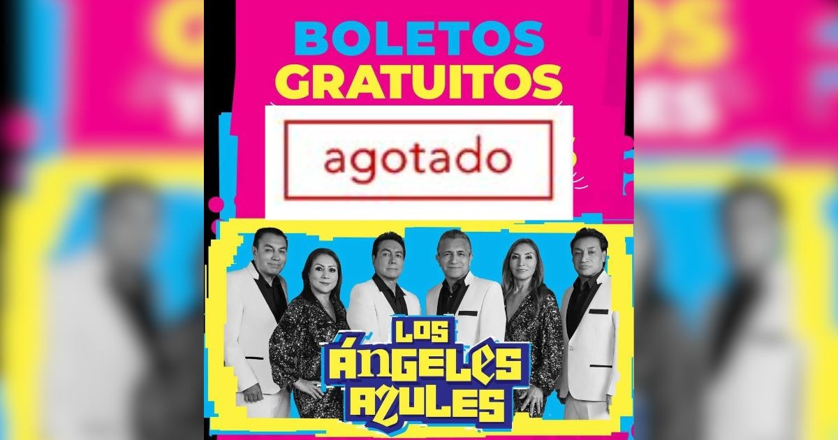 Se agotan boletos gratuitos para el concierto de Los Ángeles Azules en la Feria de León 2026