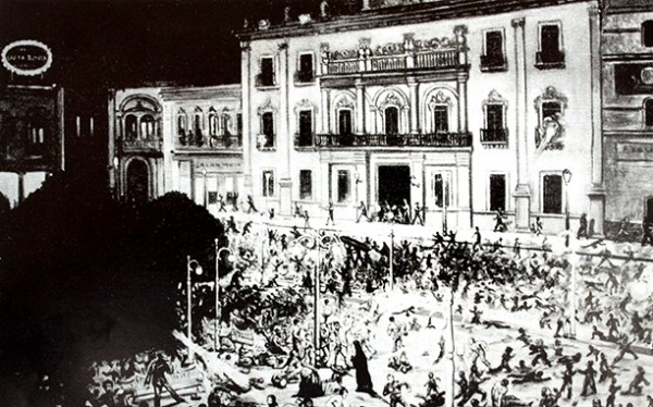 Habrá video mapping en Plaza Catedral para conmemorar el 80 Aniversario de los Mártires del 2 de enero