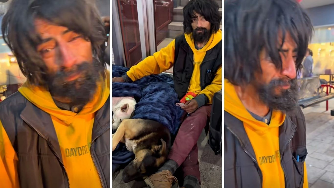Joven leonés en situación de calle acepta ayuda de la Patrulla Espiritual sin dejar a sus perritos