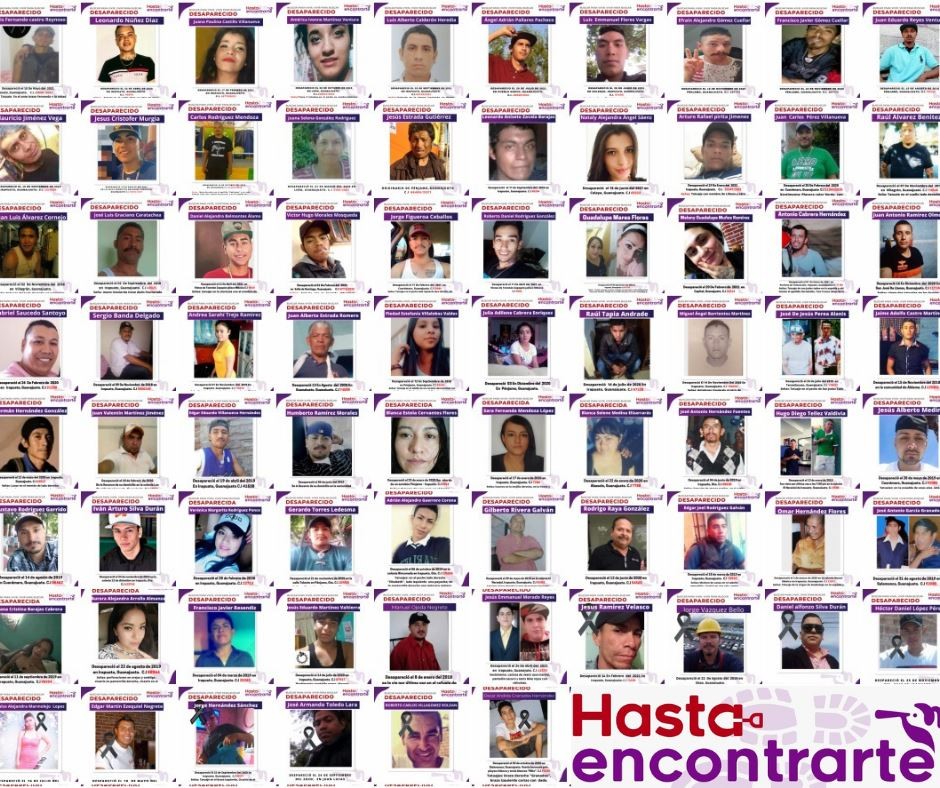Colectivo Hasta Encontrarte localizó 257 personas sin vida en 2025 en Guanajuato