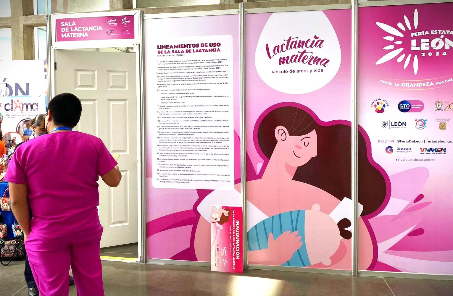 ¿Vas a la Feria de León con tu bebé? Conoce dónde están las salas de lactancia