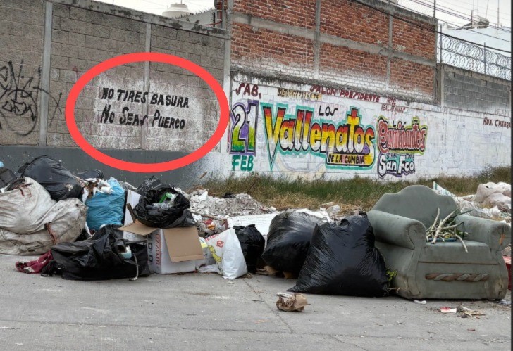 “No tires basura… no seas puerco”: la esquina que se convirtió en basurero ‘clandestino‘ en León