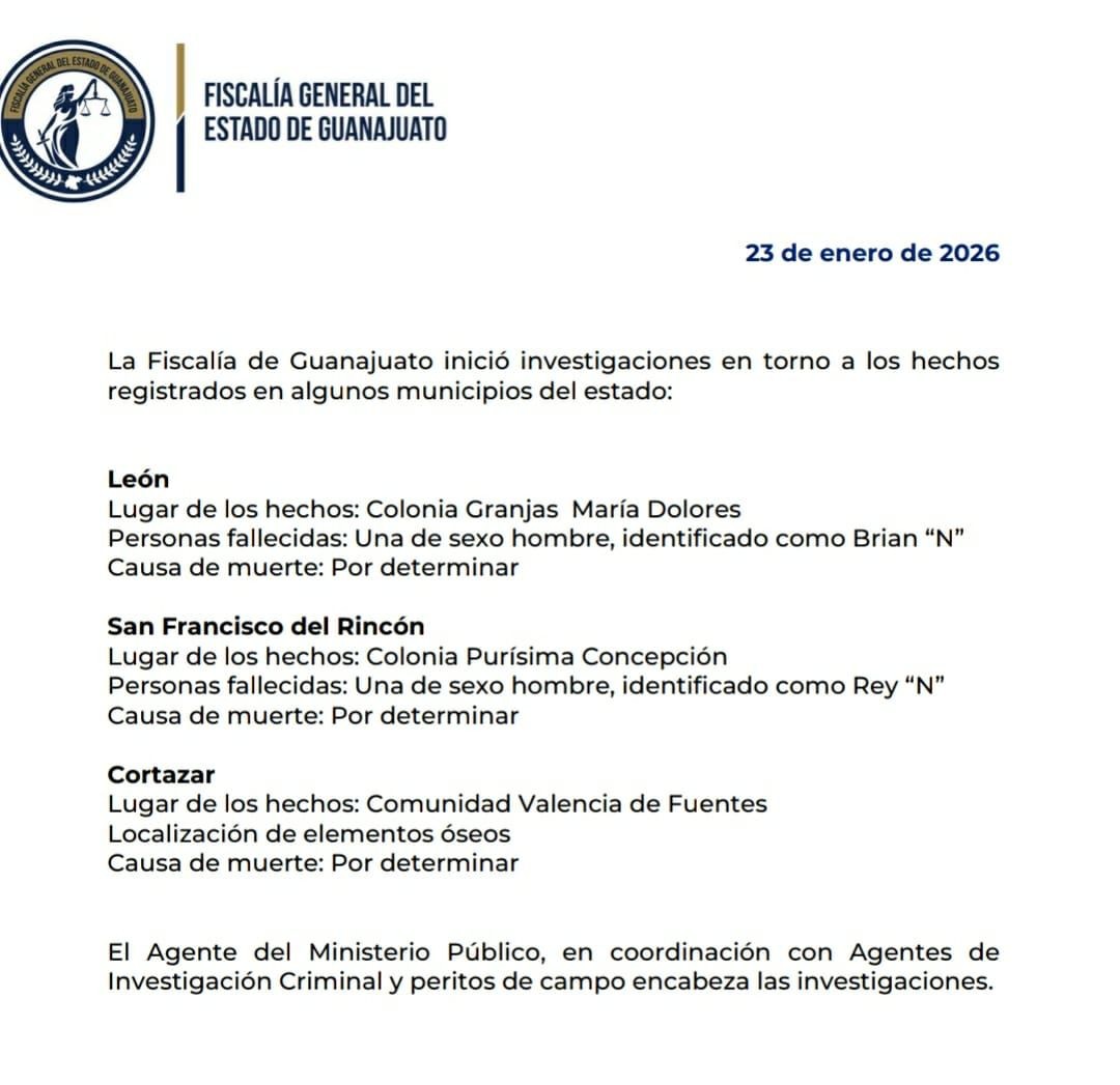 Hallan 15 cuerpos en fosa clandestina en Valencia de Fuentes, Cortazar