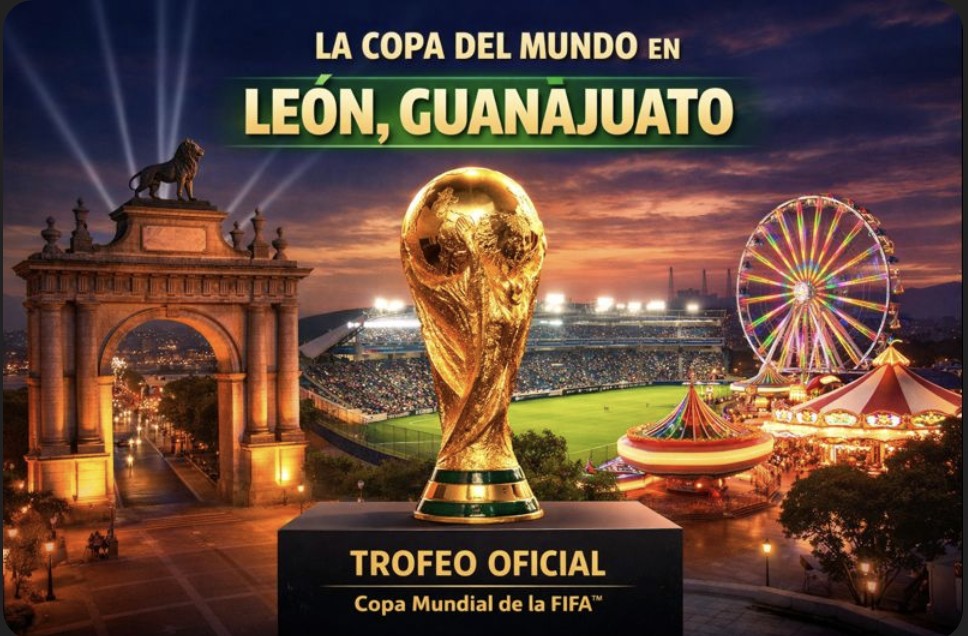 El trofeo del Mundial 2026 llegará a León: fechas y sede