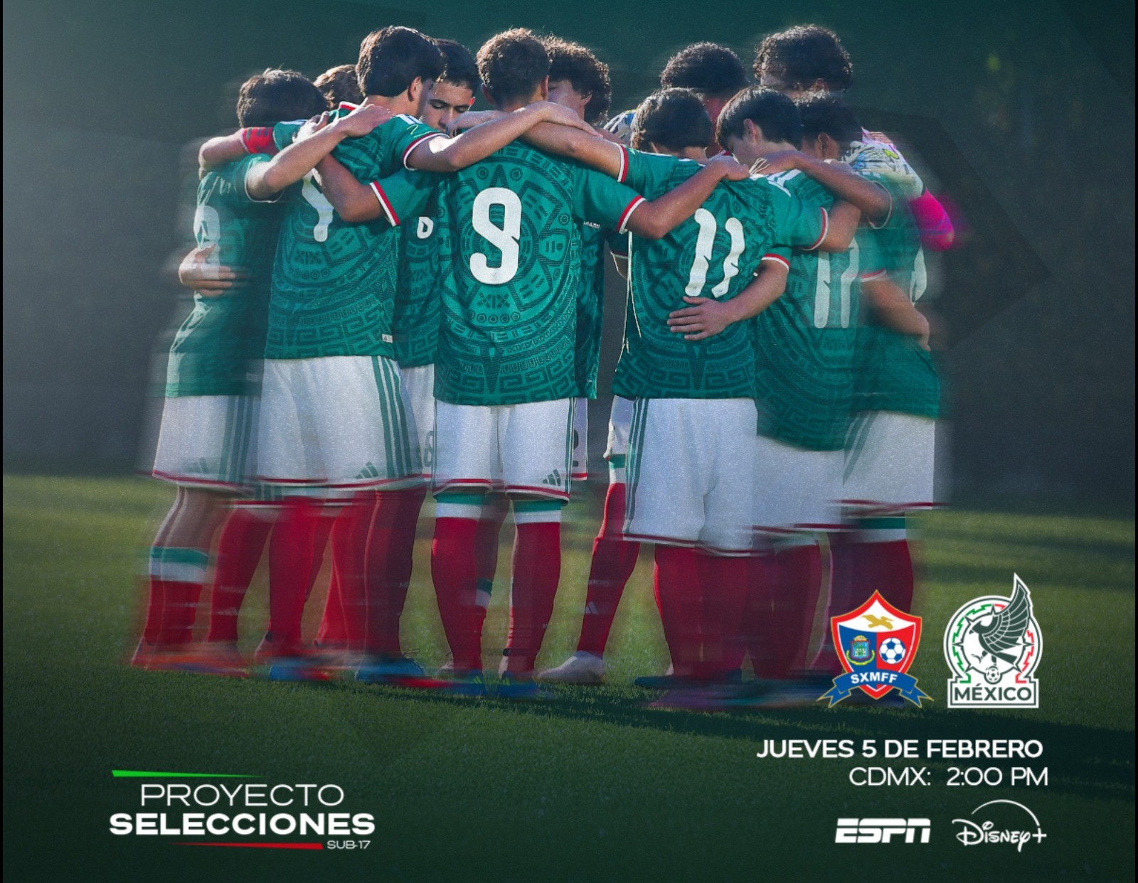 Con sello esmeralda, México Sub-17 debuta ante Sint Maarten en el Premundial de CONCACAF