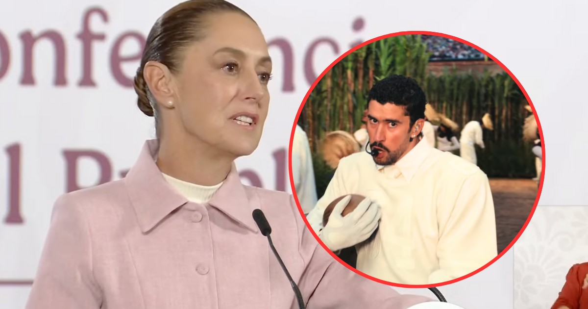 “Muy interesante”: Claudia Sheinbaum opina sobre el medio tiempo de Bad Bunny en el Super Bowl