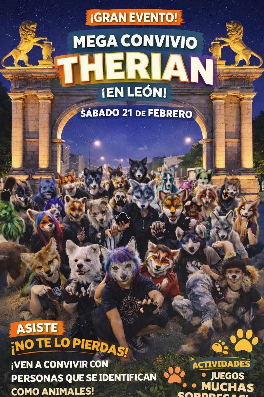 ¡Llegan los Therians a León! Se organiza mega convivio en el Arco de la Calzada ¡Llegan los Therians a León! Se organiza mega convivio en el Arco de la Calzada