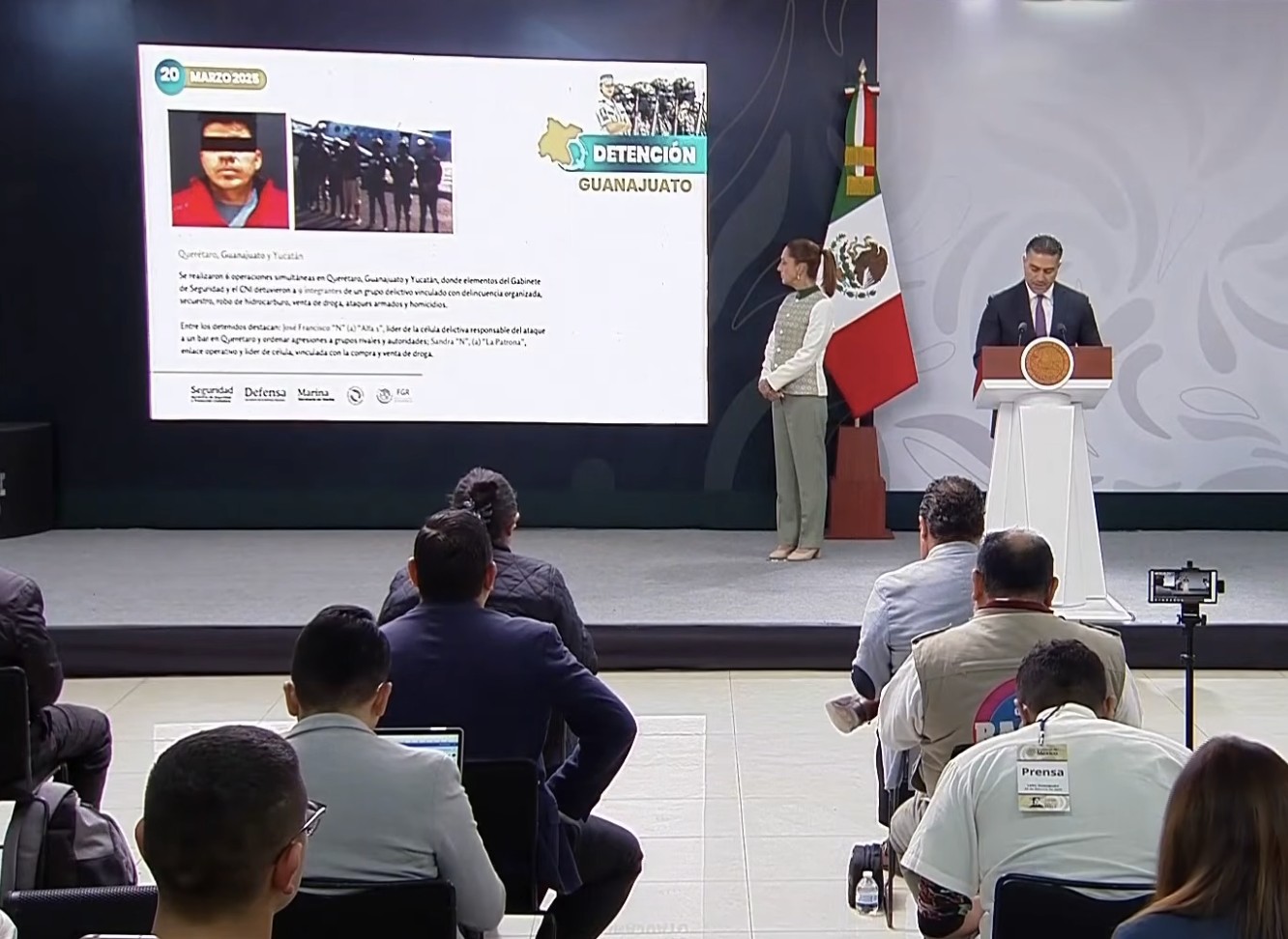 Guanajuato, prioridad en estrategia nacional de seguridad; reportan 4 mil 400 detenidos y baja del 65% en homicidios