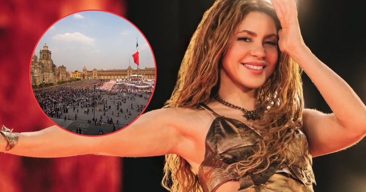 Shakira estará gratis en el Zócalo de la Ciudad de México ¿Cuándo y a qué hora?