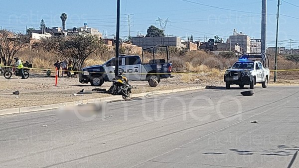 Fallece motociclista tras chocar contra poste en el bulevar Calcopirita en León