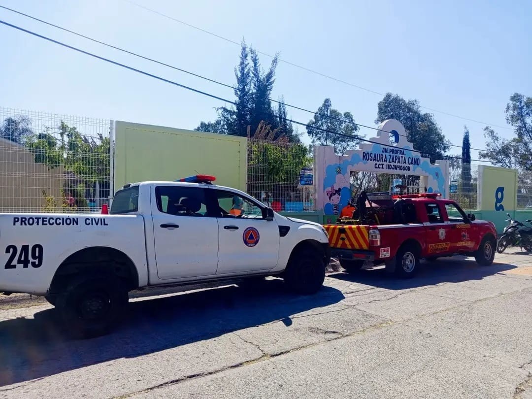 Evacúan kínder en Cortázar por presunta fuga de gas; descartan riesgo