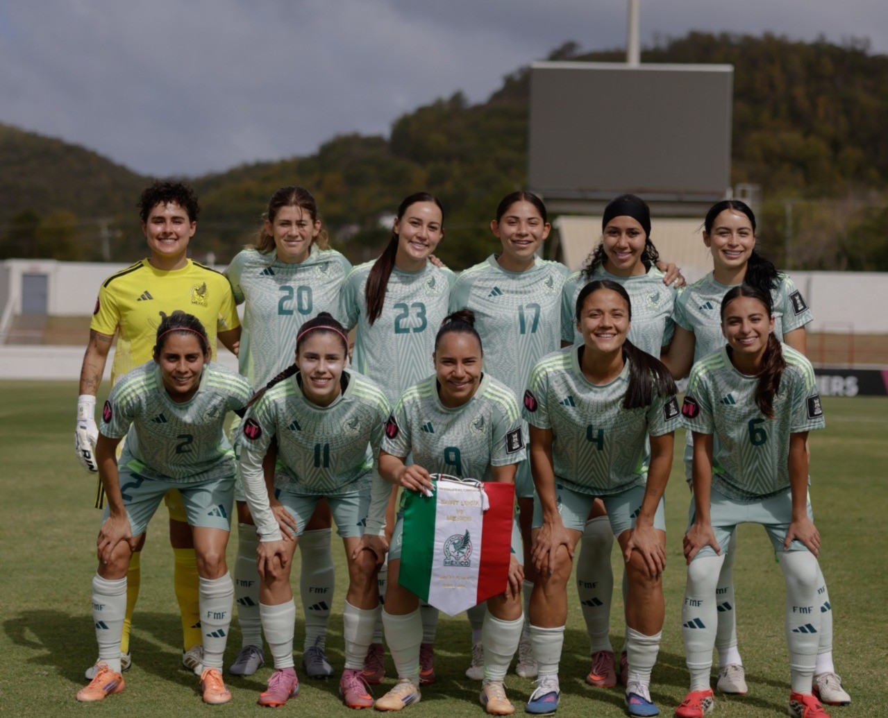 Goleada histórica: Selección Mexicana Femenil golea 7-0 a Santa Lucía