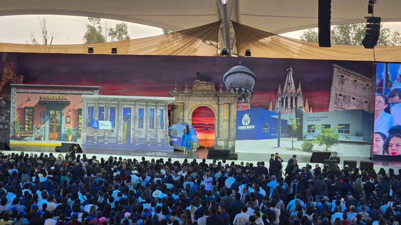 Gobernadora destaca reducción de homicidios en 11 meses y defiende proyecto del Acueducto Solís-León en Guanajuato