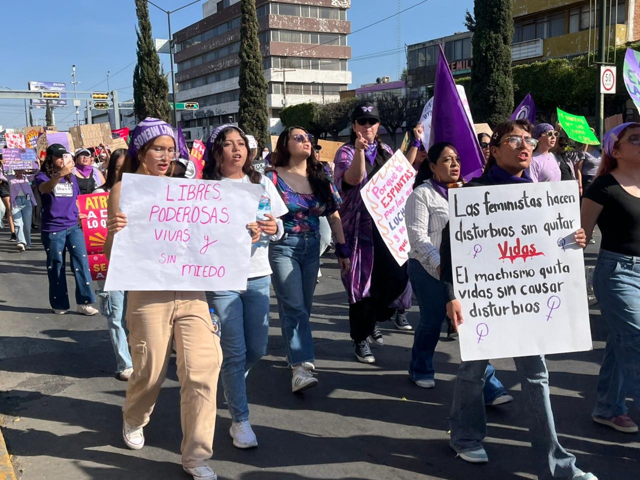 Marcha del 8M en León se desarrolló sin incidentes mayores: Alejandra Gutiérrez