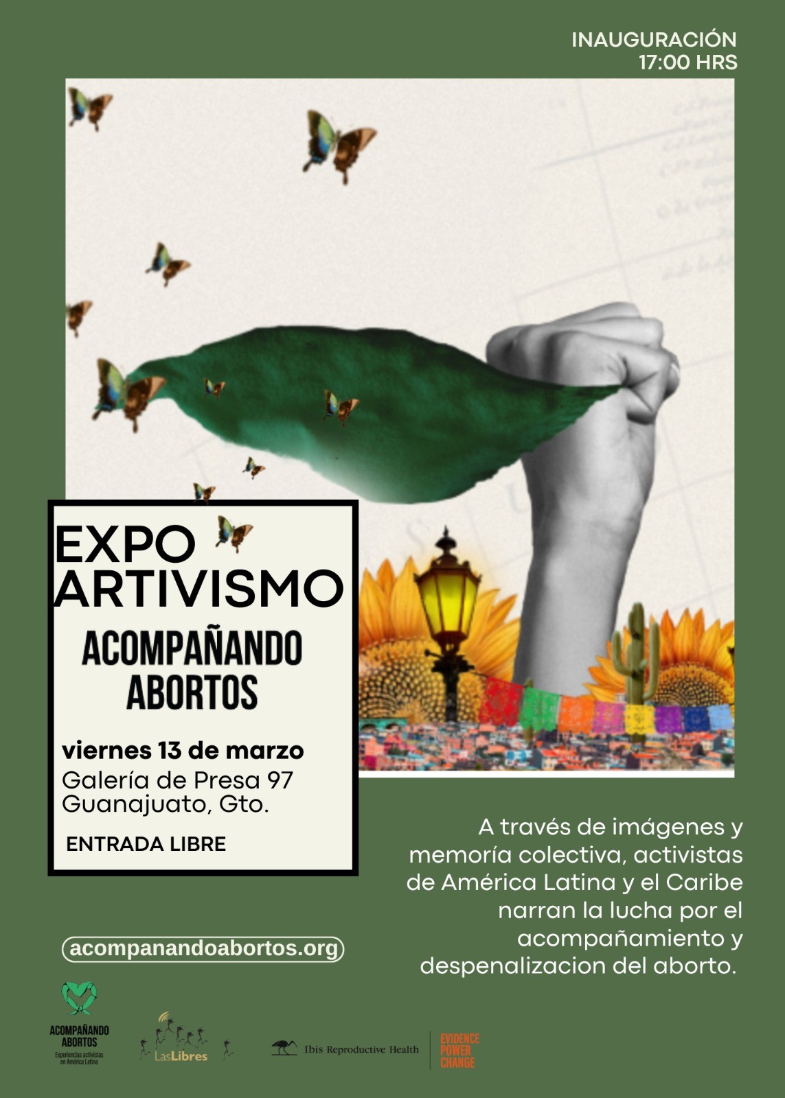 Exposición artivista sobre aborto y redes de acompañamiento se realizará en Guanajuato capital