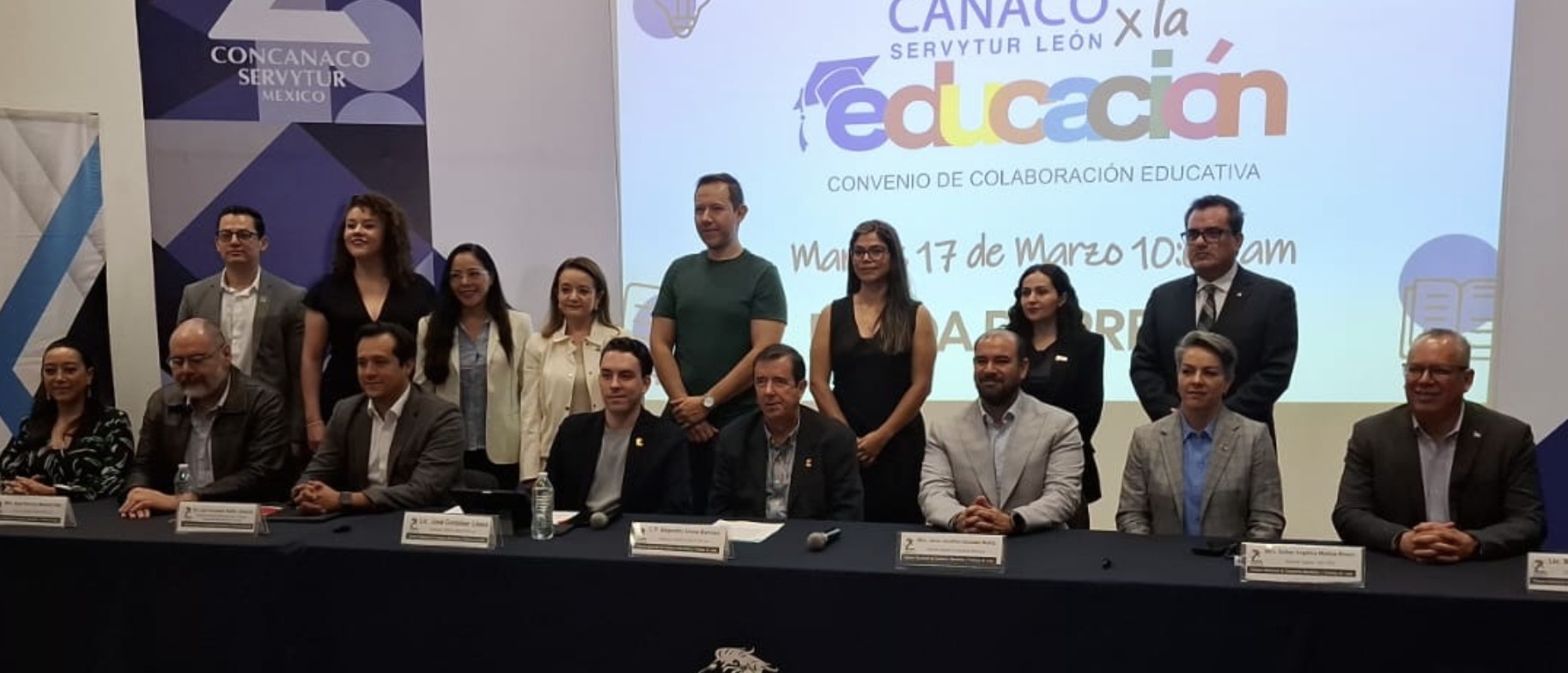 CECyTEG firma convenio con CANACO León para impulsar oportunidades estudiantiles