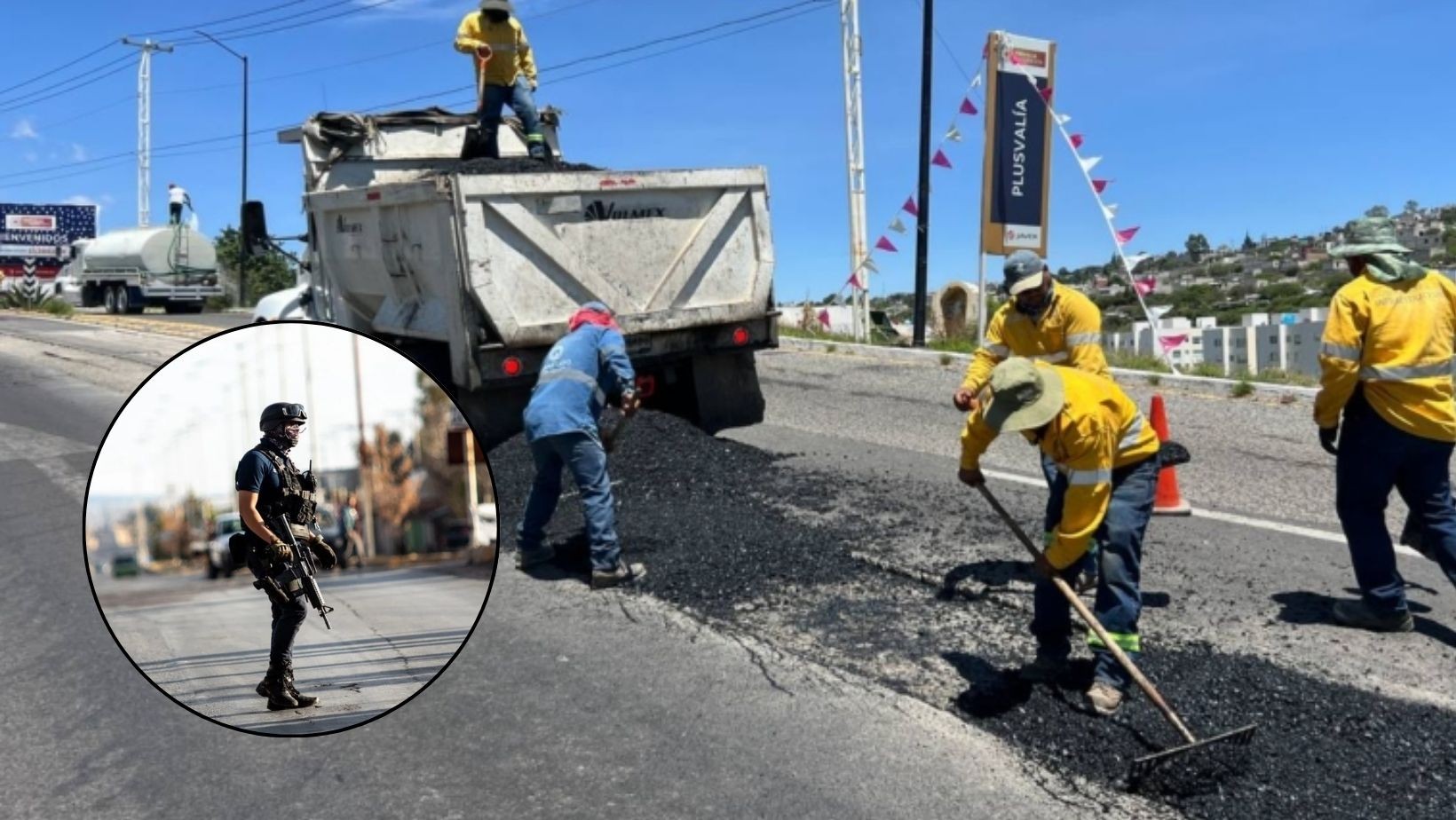 Inseguridad frena mantenimiento carretero en Guanajuato: brigadas amenazadas con armas en Acámbaro