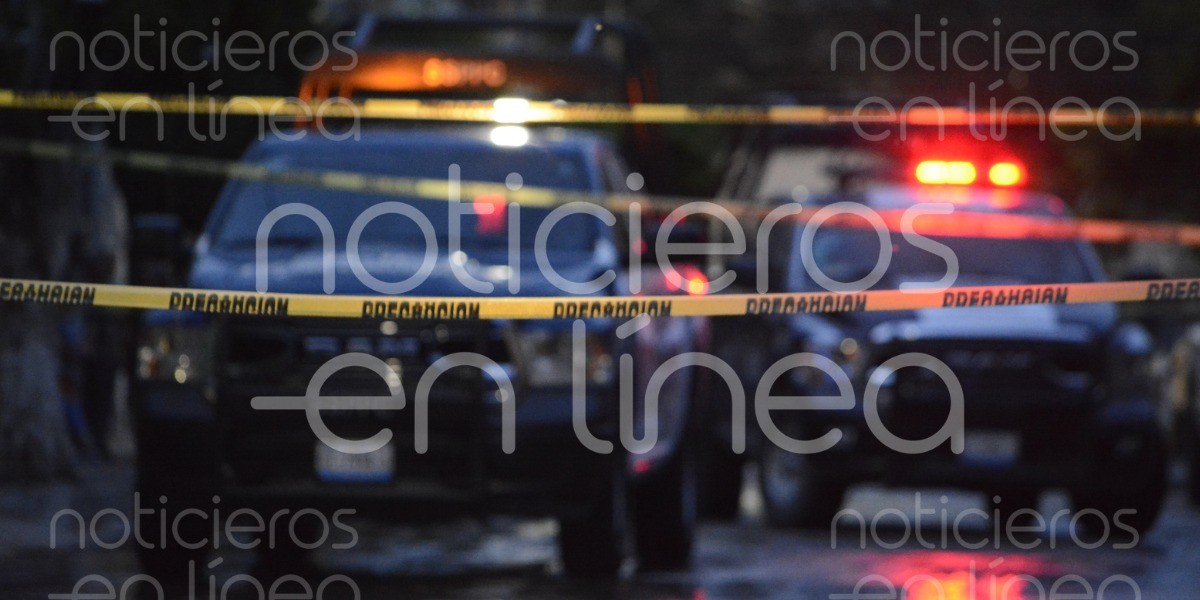Balacera en la madrugada deja dos personas muertas dentro de una casa