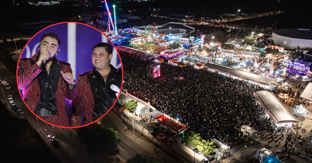 Pese al frío y los fuertes vientos, fans disfrutan noche de Arrollaterapia en la Feria de las Fresas