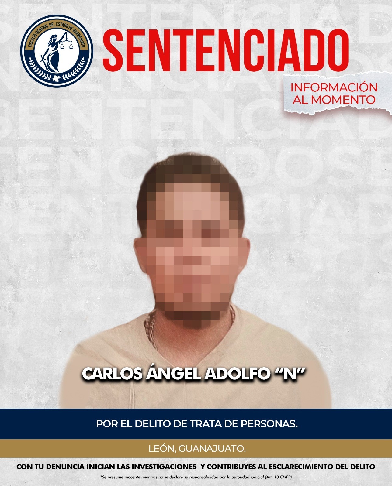 Trata de personas en Guanajuato: dictan sentencia