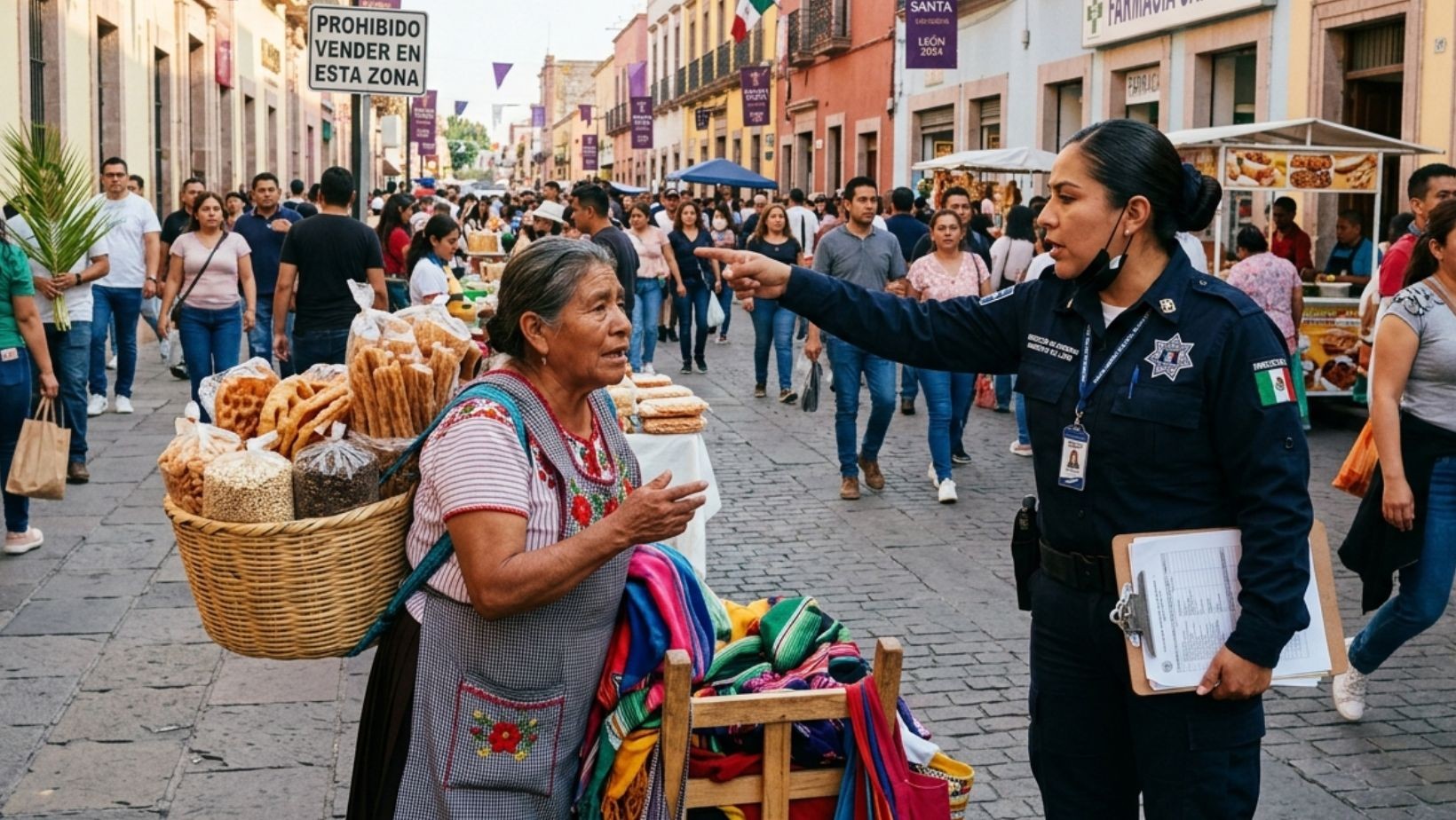 Semana Santa sin ambulantes en León con fuerte operativo