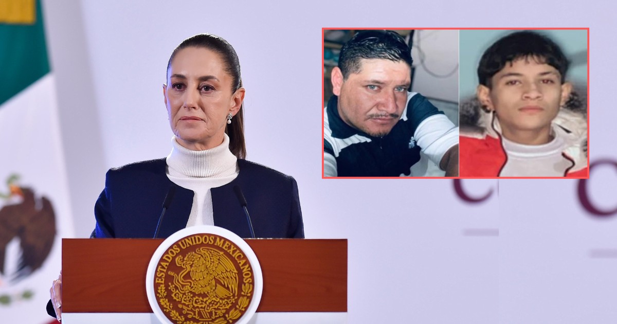 Sheinbaum pide revisar caso de desaparición de menor y su padre buscador en Valle De Santiago; señalan omisión de la GN