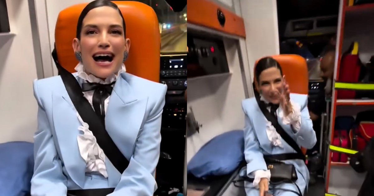 ¿Fue necesario? Natalia Jiménez explica por qué usó ambulancia para acudir a la fiesta de Carlos Rivera