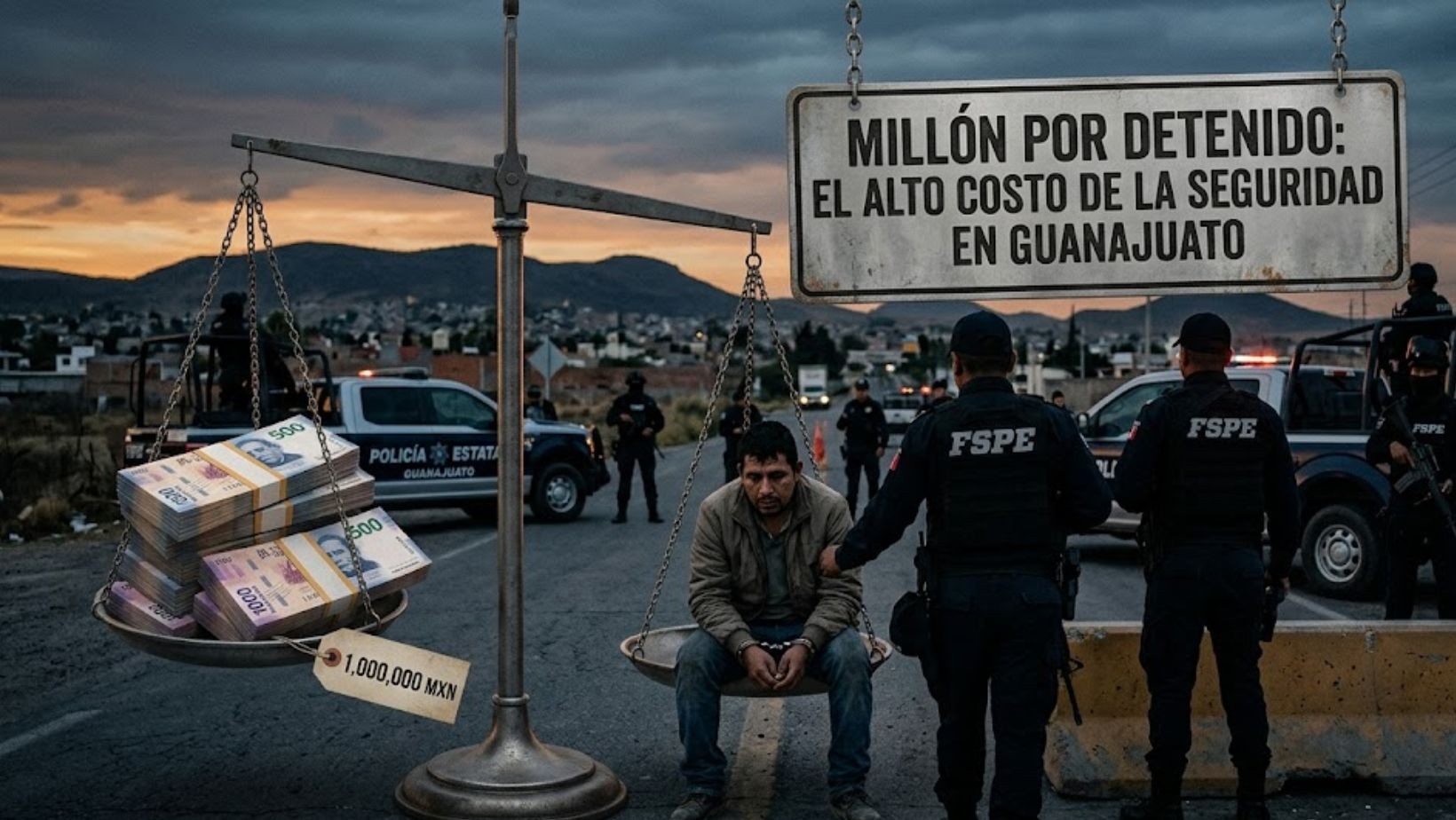 Costo por detenido en Guanajuato supera media nacional